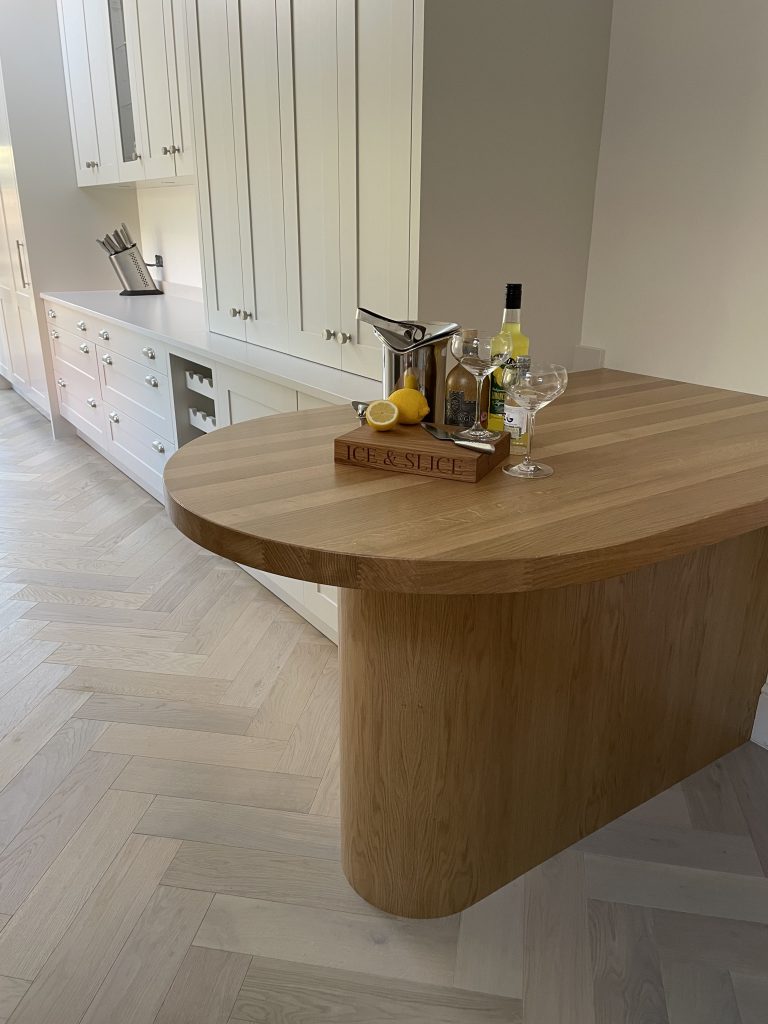 Chopping board finishing touch